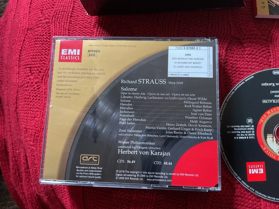 Various - Richard Strauss - Salome - CD (1999) Behrens - Baltsa - Big box cd - Image 3 of 4