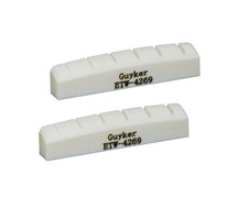 Guyker 42mm Guitar Bone Nut - White Pre-Slotted ETW-4269 42mm, 2PCS 
