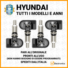 4x SENSORI TPMS HYUNDAI TUCSON I20 I10 E ALTRE PRESSIONE PNEUMATICI 🟢PRONTI🟢