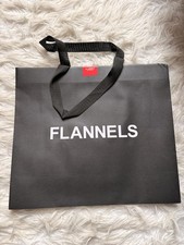 Flannels Black Empty Gift Bag