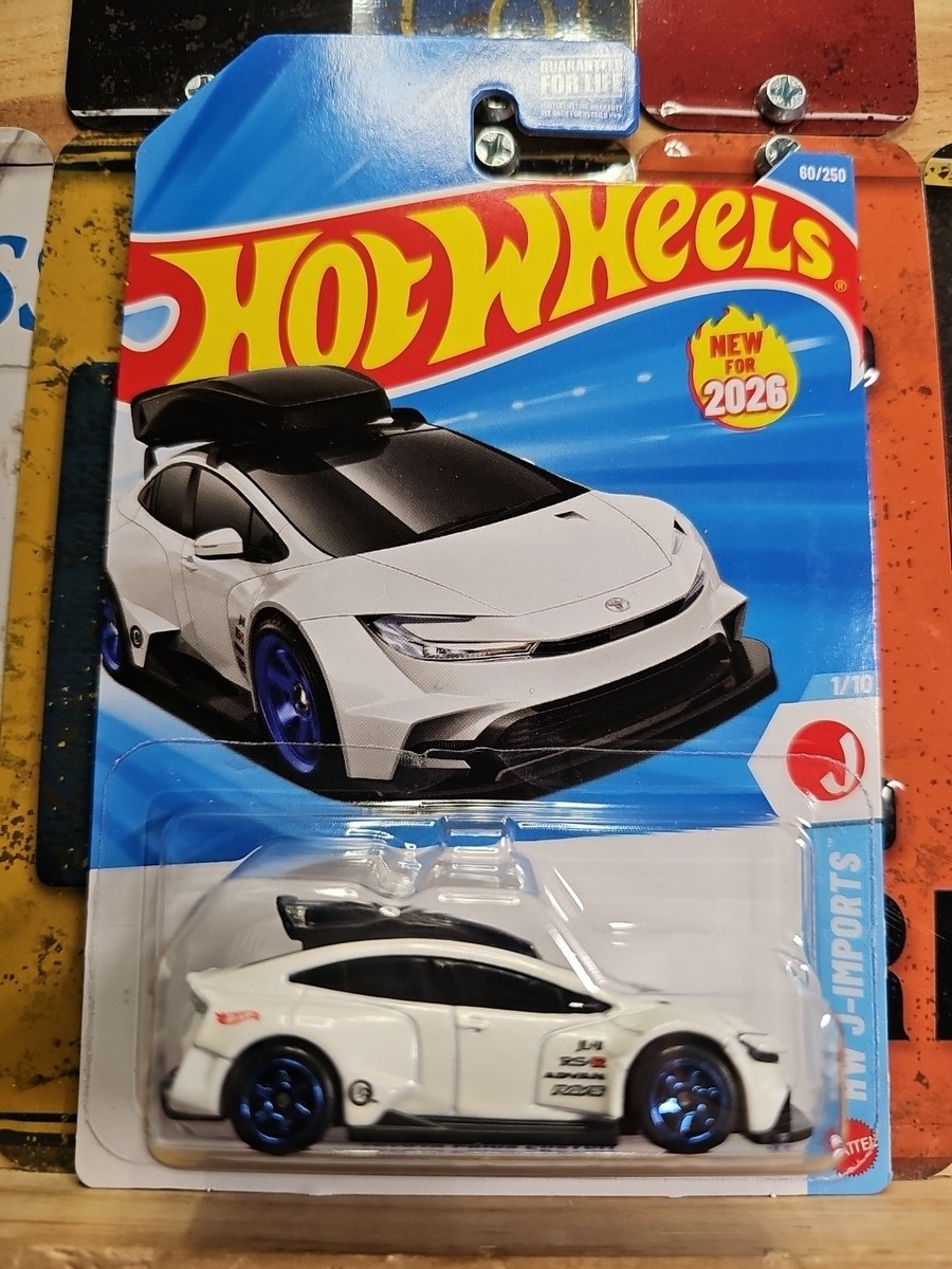 Hot Wheels Toyota Prius Custom with roof carrier White 60/250 | eBay