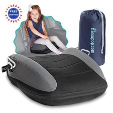 Hiccapop UberBoost Inflatable Booster Car Seat Portable Blow Narrow Backless