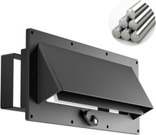 Aluminum RV Exhaust Range Hood Vent Cover with Adjustable Collar Depth Locking D