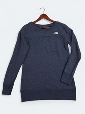 The North Face Women  s Everyday Fleece Crewneck Sweatshirt -Heather Blue - Small