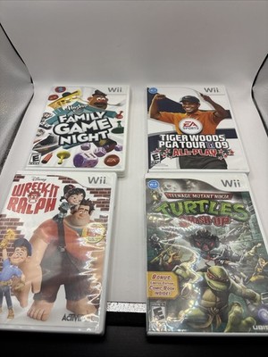 wii game bundle: TMT Smash up Family game night, and more