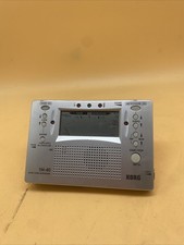 Vintage 2005 Korg TM-40 Digital Tuner Metronome Musical Instrument Silver
