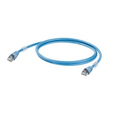 Weidmüller 1165900010 RJ45 Network Cable, Patch Cable CAT 6A S/FTP 1.00m Blue Ce