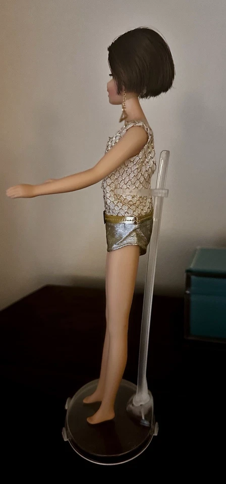 Muñeca vintage Barbie 1967 Casey MOD #1180 ¡Morena con traje de baño y pendientes! Foto 4 de 4