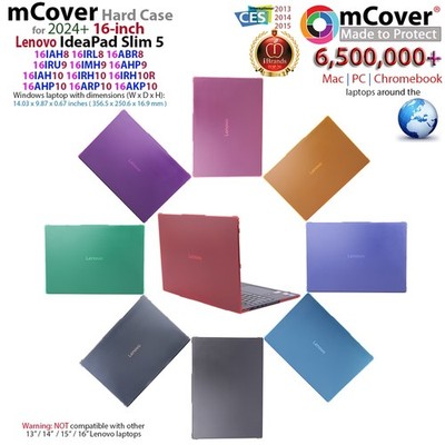 NEW mCover  for 2024+ 16'' Lenovo IdeaPad Slim 5 16AHP10 16IRH10 16IRU9 16IAH8