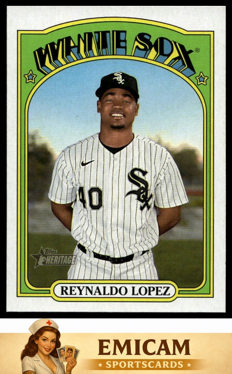 2021 Topps Heritage #605 Reynaldo Lopez