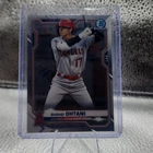 Topps Shohei Ohtani MLB Card Lot Bowman Chrome Angels Dodgers 3 Cards