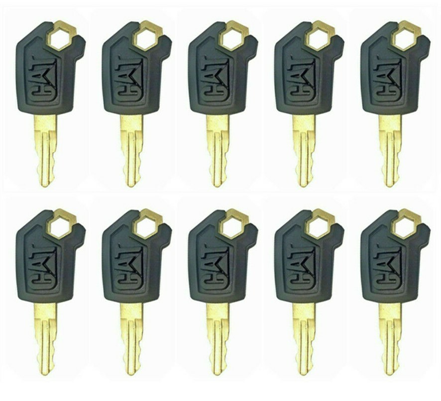 Ignition Key For Caterpillar Cat Excavator Dozer Loader 5P8500 0964753 0966198 8