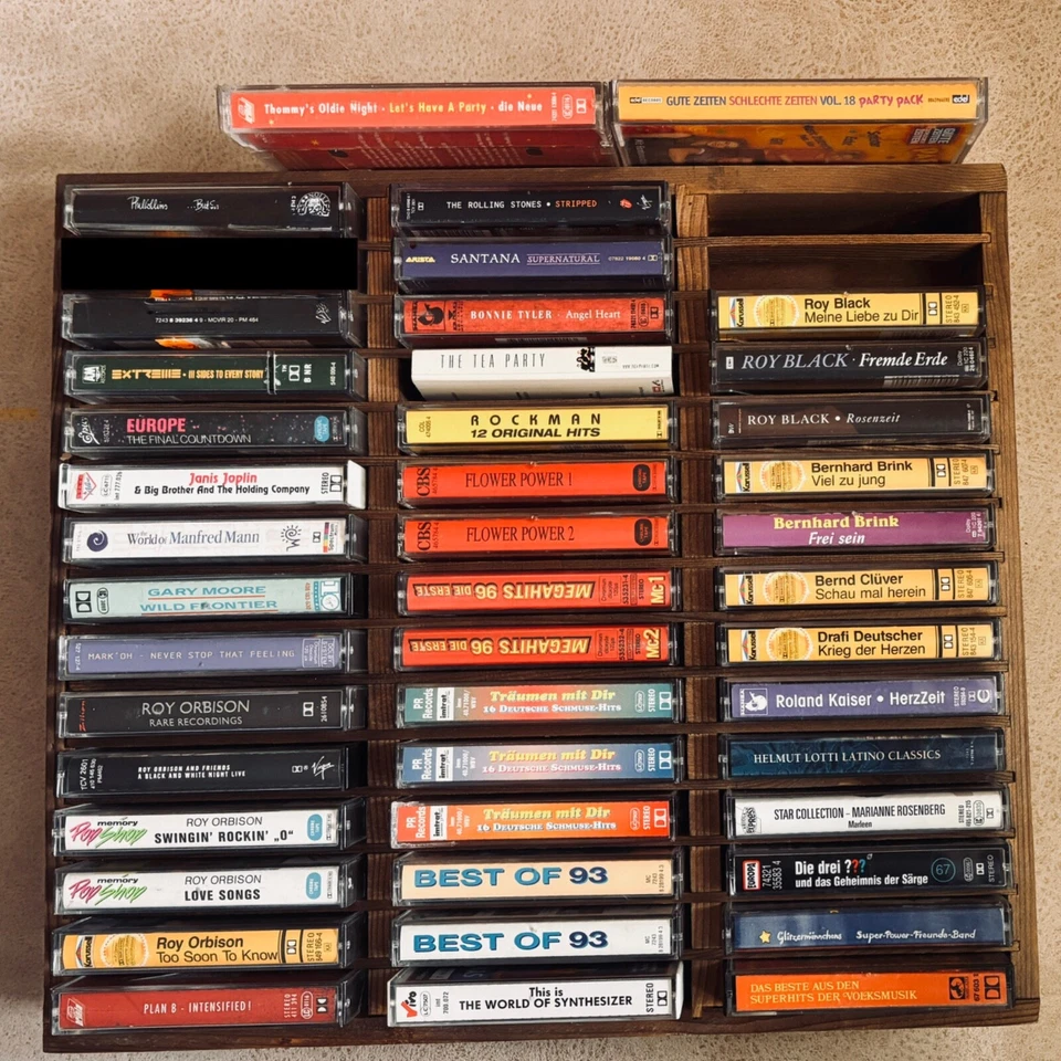 46 Audiokassetten [MC] Musikkassette Rock - Pop - Schlager - Volksmusik Hörbuch - Bild 2 von 2