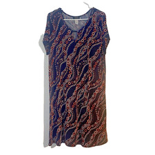 Espresso Womens Shift Dress 2xl Stretchy Light Weight Comfortable