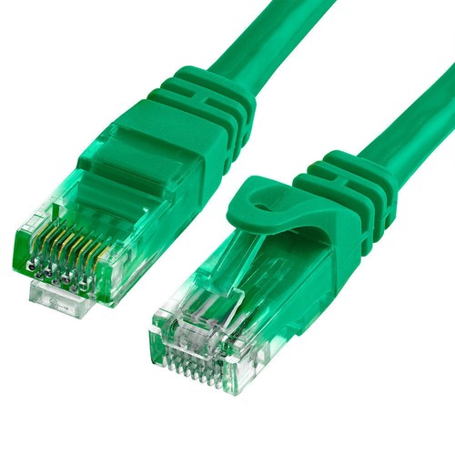 25 Fuß Cat6 Kabel Grün Cat 6 Ethernet Patchkabel RJ45 LAN Internet Router Kabel - Bild 3 von 3