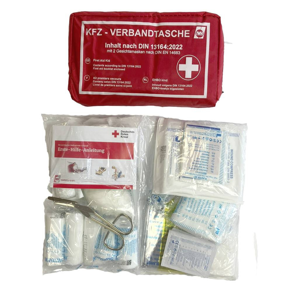 Verbandtasche Kfz DIN13164 Neu Auto Verbandskasten Pkw erste Hilfe 2