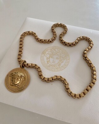 Versace Quallenkette/Halskette mit Medaillon