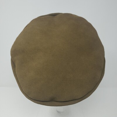 Brixton Kayla Reserve Suede 100% Leather Hat Cap Braided