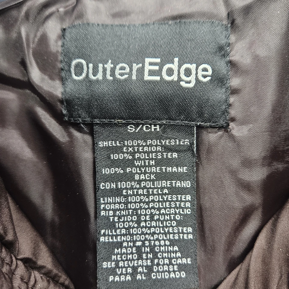 OuterEdge Women's Small Brown Windbreaker Vest - Image 4 of 4