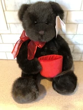 W ZALES BROWN TEDDY BEAR BY GUND Make A Wish