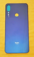🔥OEM Xiaomi Redmi Note 7 Glass Battery Back Door Cover replacement blue 🔥