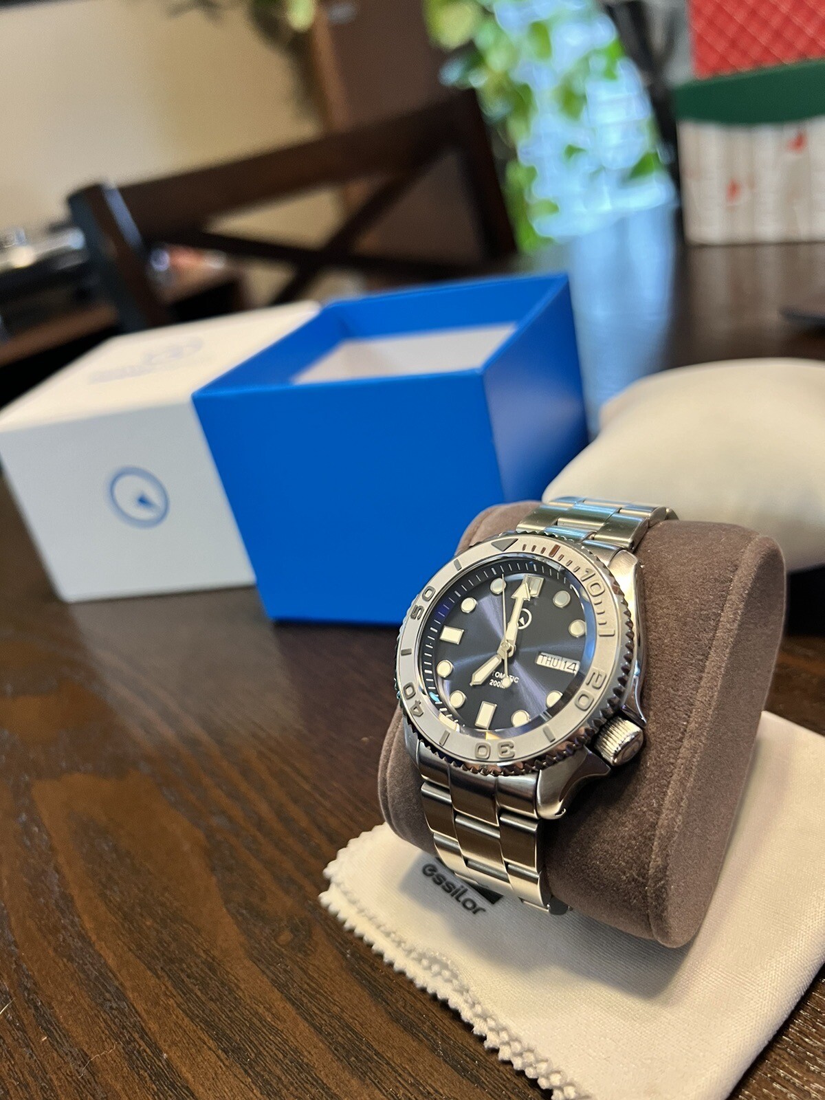 Islander Watch ISL18 Blue Dial 43mm Automatic Dive Watch eBay