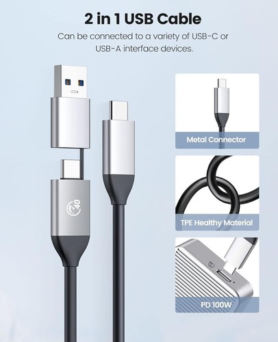 ORICO M.2 NVME SSD Gehäuse 40 Gbps PCIe3.0x4 USB C Adapter für Thunderbolt 3/4 - Bild 37 von 69