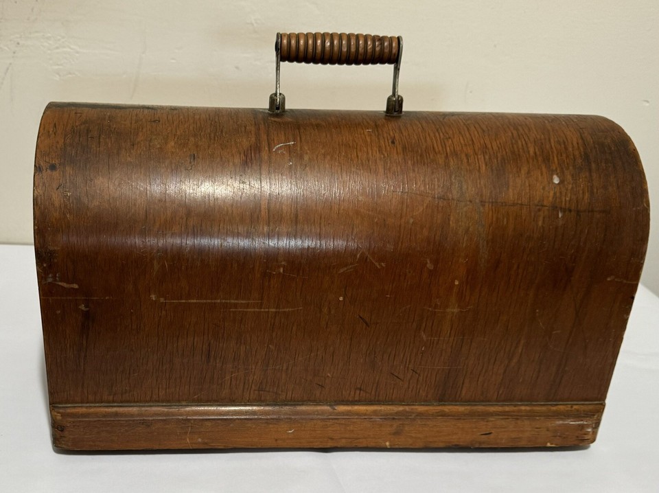 Vintage Antique Singer Sewing Machine With Case Needs Work eBay