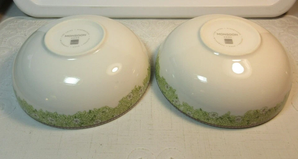 Denby-Langley Monsoon Home DAISY *1 Soup/Cereal Bowl(s)* 6 3/8" Fine China - Image 4 of 4