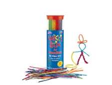 Peel Stick Wikki Stix Doodlers Travel Kids Creativity Art Stress Reducing 24 Pcs