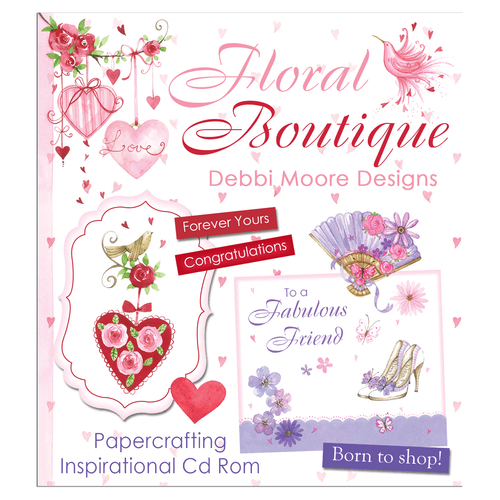 Debbi Moore Designs Floral Boutique CD Rom (324767) - Picture 1 of 3
