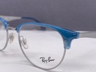 Ray Ban Brille rund Damen Blau silber Eckig panto groß RB 6396 Vollrand