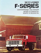 1973 Ford F-Series Trucks  F-500 F-600 F-700 F-750  F-6000/7000 Sales  Brochure