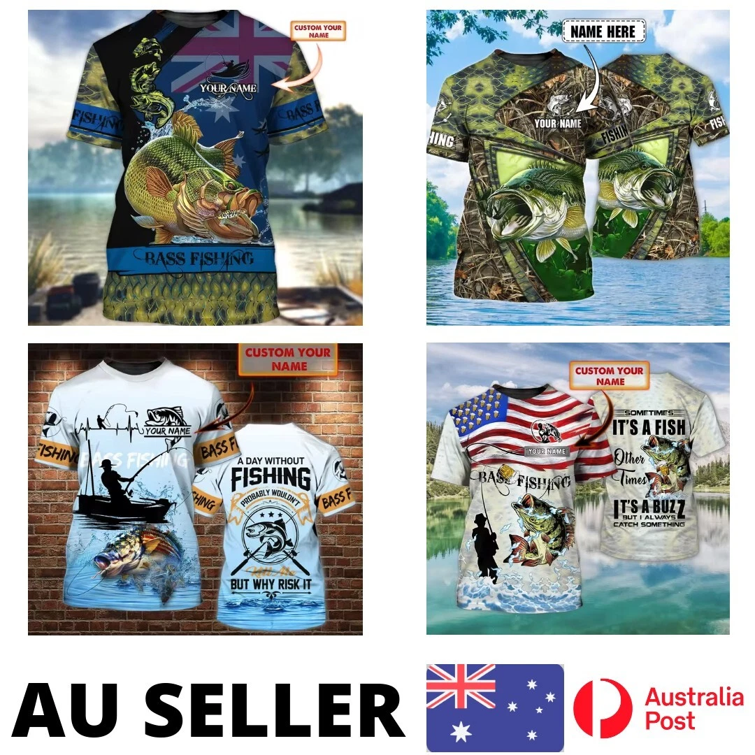 Fishing Shirt Funny Uniform Team Championship Competition - AU Stock