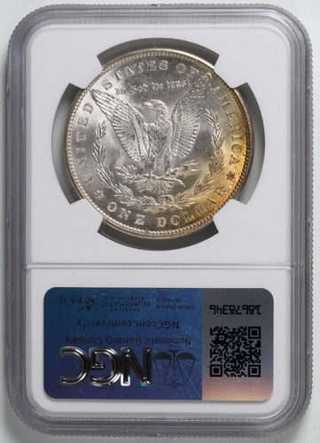 1889 Morgan Silber Dollar 1 $ NGC MS 65 - Bild 3 von 4