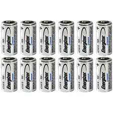 12 x CR123 Energizer 3V Lithium Batteries (CR123A, DL123, 123, EL123, CR17345)