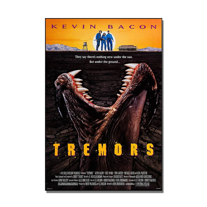 Tremors 1990 Movie Poster Print Monster Film Wall Painting Home Decor 24x36  inch | eBay