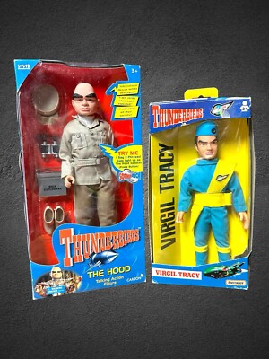 THUNDERBIRDS (サンダーバード)THE HOOD Figure Thunderbirds 1999 Carlton “The Hood” 12” & 1994 Virgil Tracy