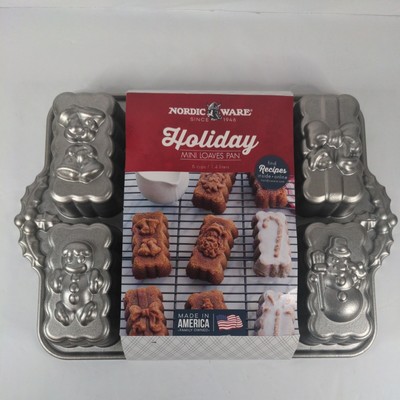 Nordic Ware Holiday Mini Loaves Pan