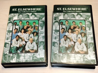 St. Elsewhere Columbia House VHS - 2 tape lot collectors series clamshell cases