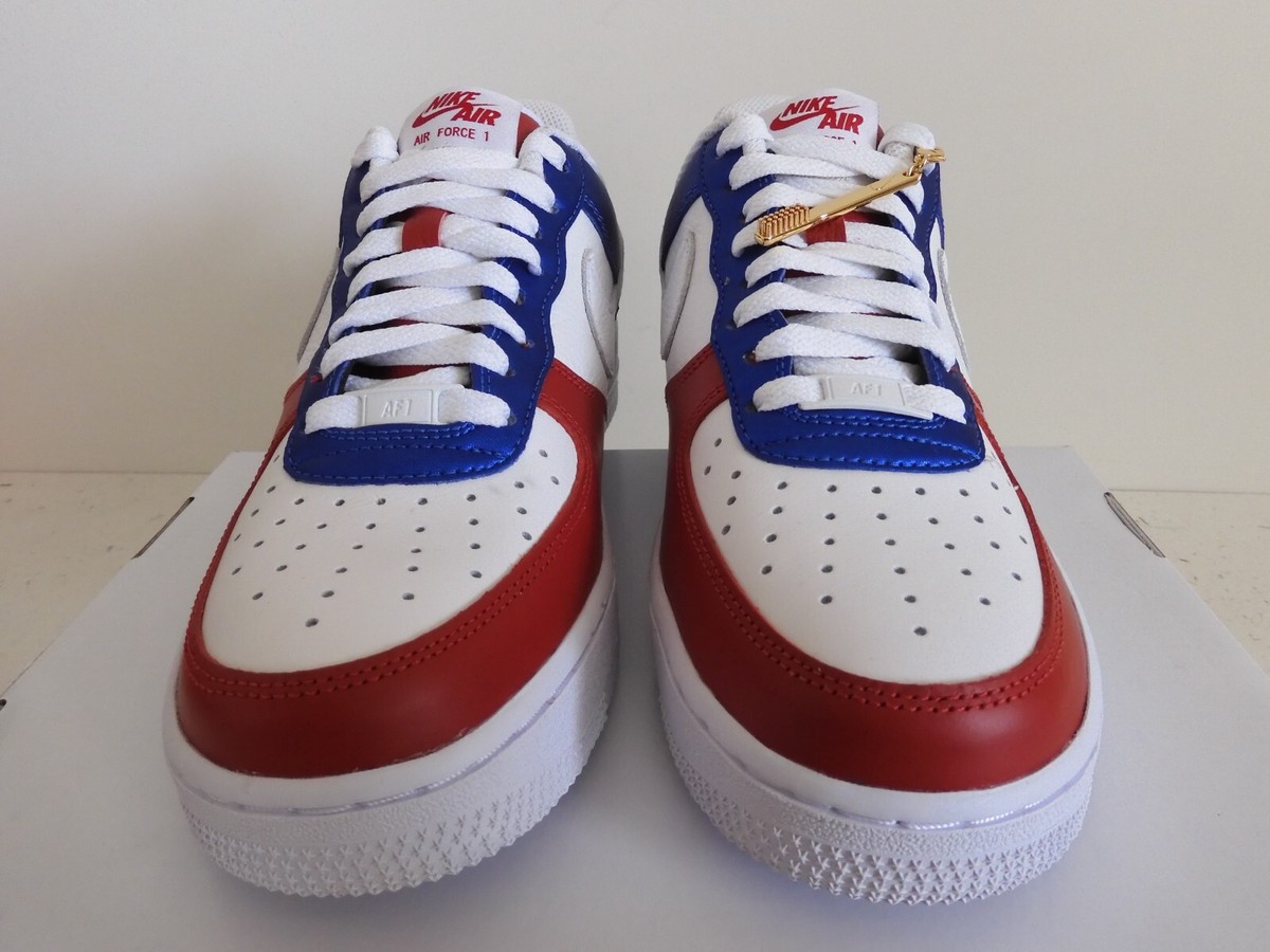 Nike Air Force One Low De Lo Milo Red Blue Sneakers Sz 7.5 Nike Air Force 1 Low  main image 2