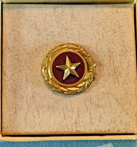 ORIGINAL GOLD STAR MOTHERS-Military Lapel Pin Button- Killed In Action -WW2 WWll