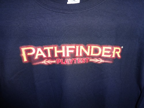 Pathfinder Paizo Off World Designs PLAY TEST Black T Shirt XL