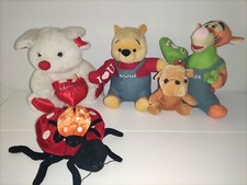 Peluche Winnie,Tigro ecc.5 Pezzi