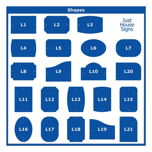 Tür Hausschild Nummer & Straßenname personalisiert Acryl Aluminium Glasoptik - Bild 7 von 12