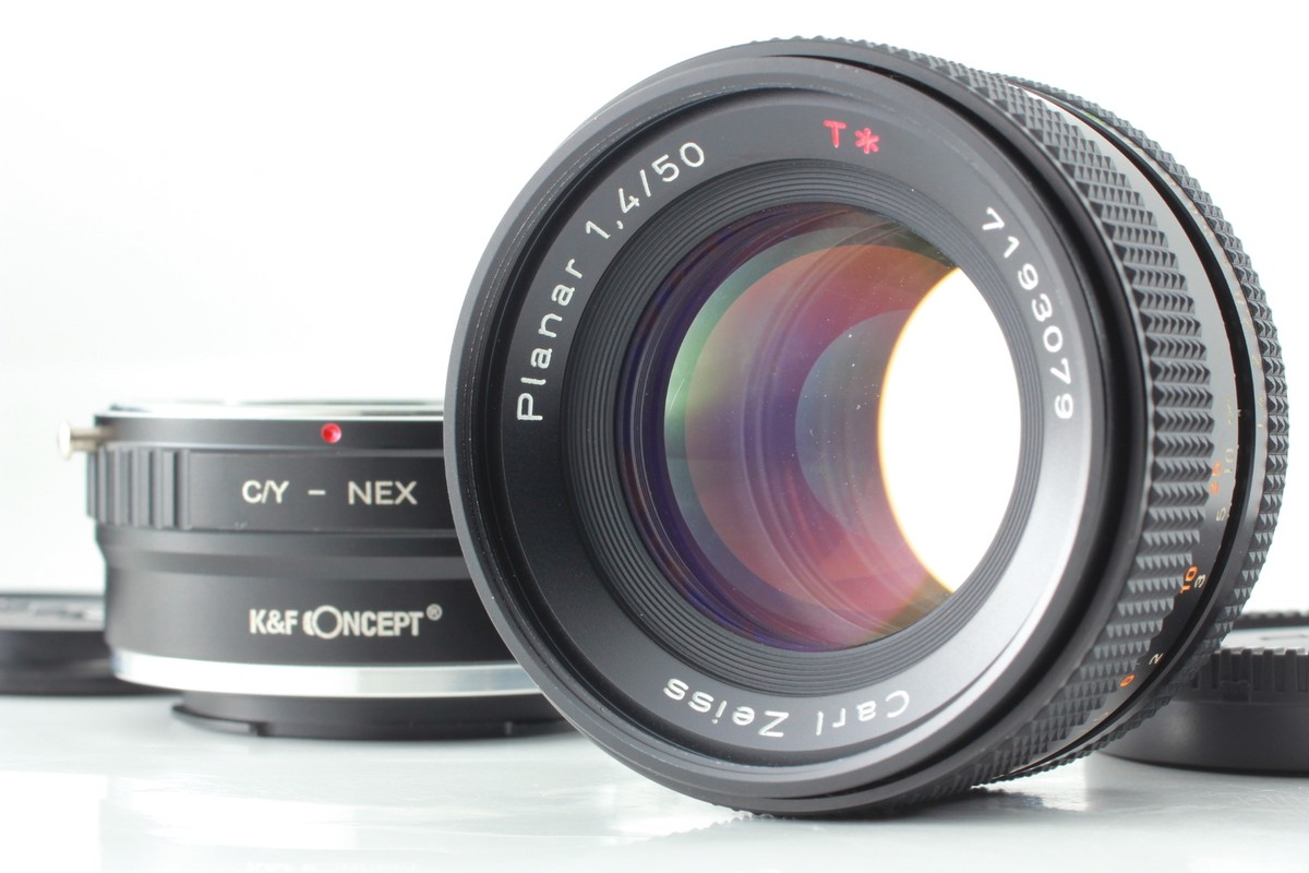 超美品 CONTAX Planar 50mm F1.4 T* MMJ #214 Exc+4] CONTAX Carl Zeiss Planar T* 50mm f/1.4 MMJ MF Prime