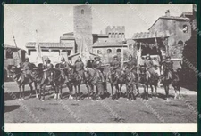 Militari XIV Reggimento Cavalleggeri di Alessandria Firenze cartolina XF2429