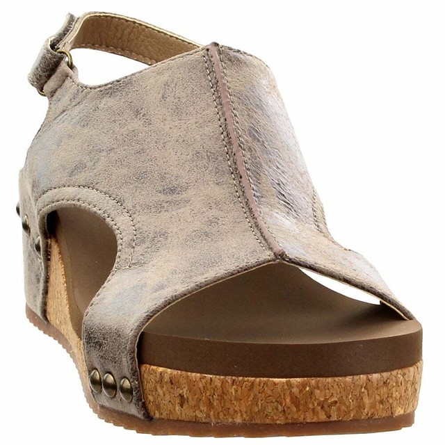 corkys volta wedge sandal