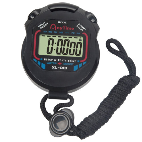 Digital Stopwatch For Sports Multifunctional Interval Timer With Large Display