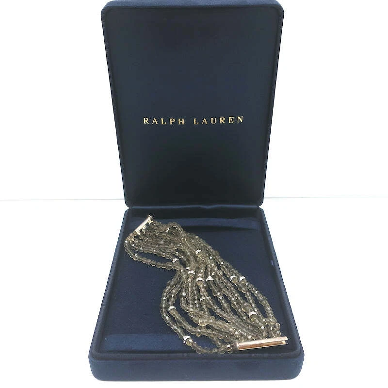 Pulsera Ralph Lauren Cuentas Multi Hilo Gris Foto 3 de 3